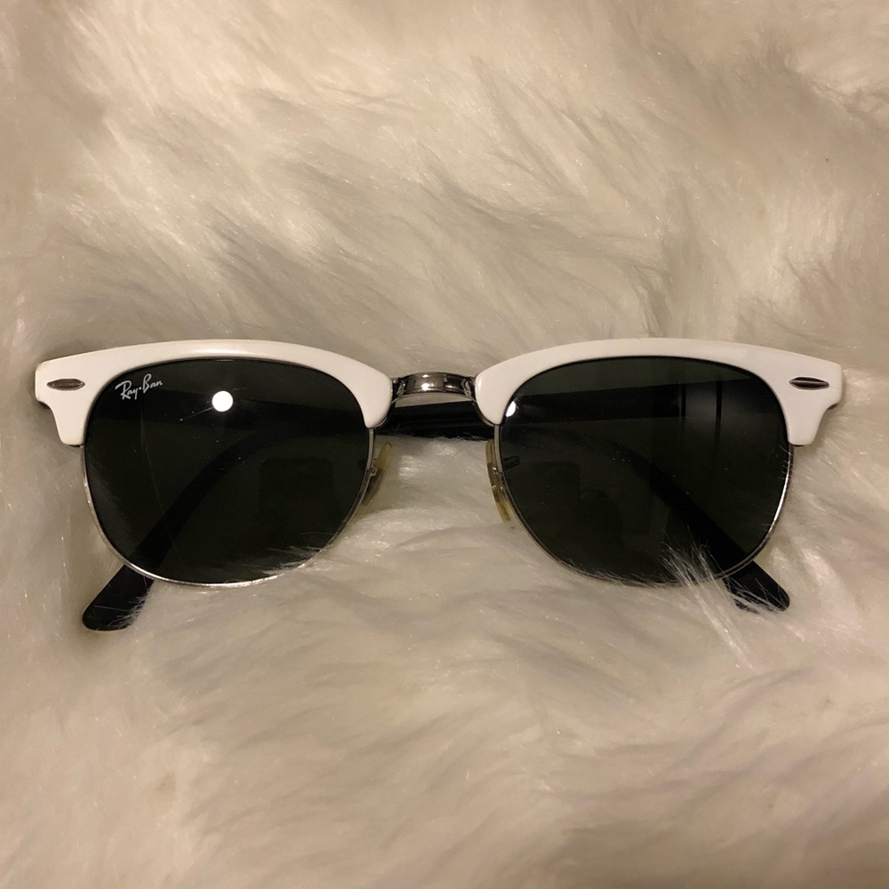 Black and white Raybans Sunglasses
